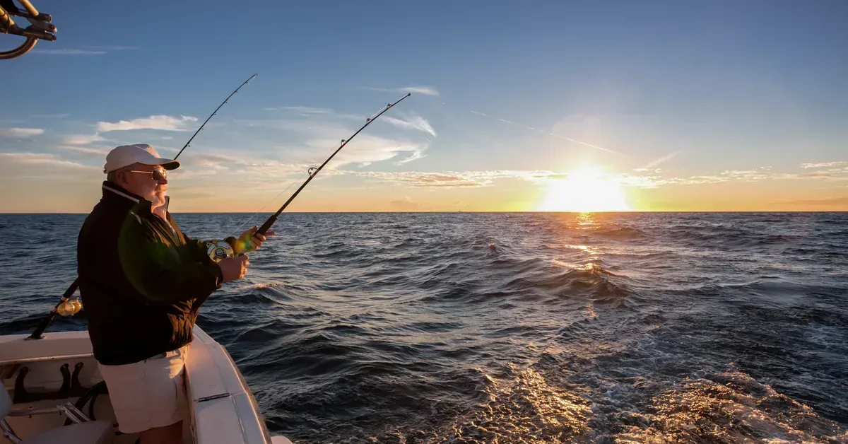 Sailfish Point Man Fishing Inlet