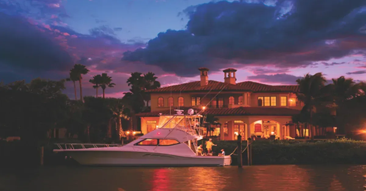 Sailfish Point Sportboat At Dusk