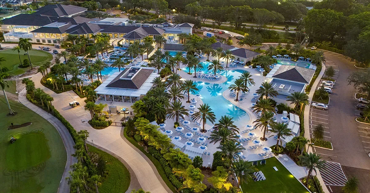 Boca West Aquatics Center Aerial