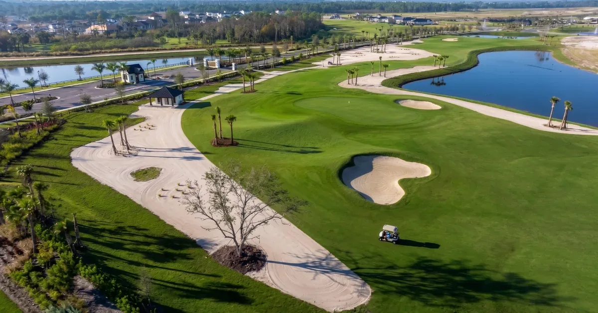 Glynlea Golf Homes Community Aerial